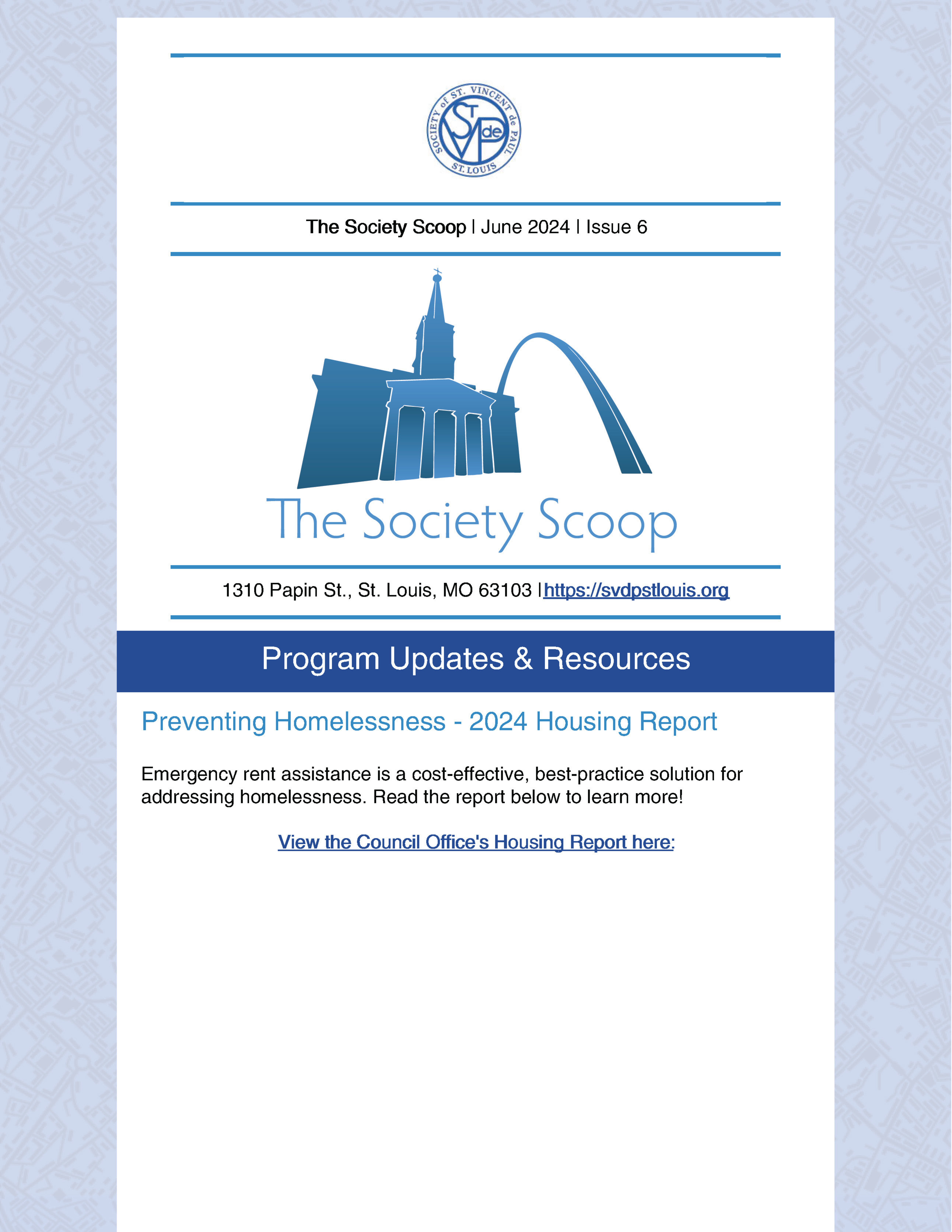 The Society Scoop June 2024 Cover Page