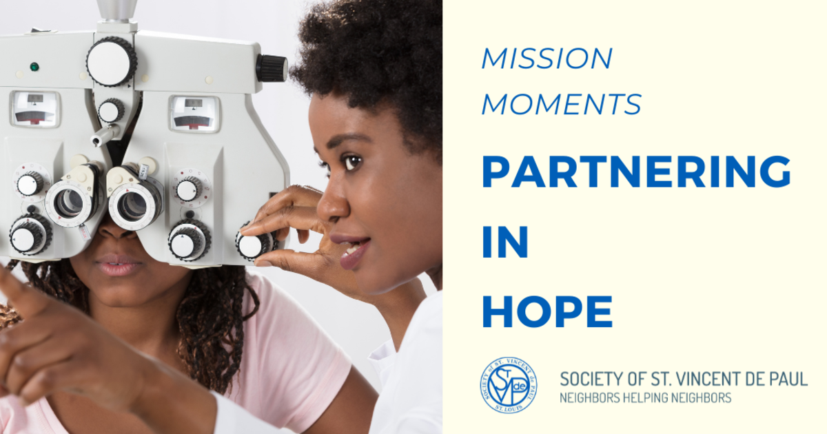 Mission Moments Partnering in Hope Society of St. Vincent de Paul